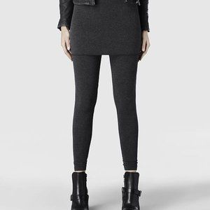 All SAINTS Raffi Skirted Leggings Small Black